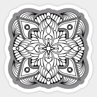 Mandala - Concentration - Yoga - Zen Sticker